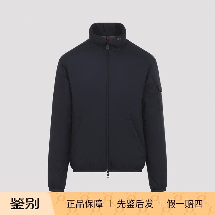 MONCLER 盟可睐男士breezes蓝色立领羽绒服 26早春新款意大利代购