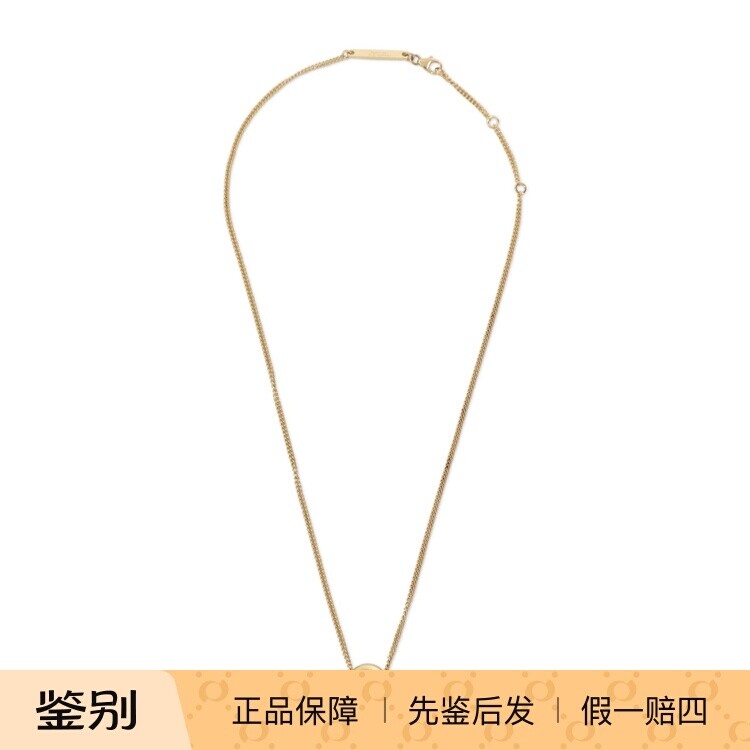 LOWE 罗意威女士金色纯银项链 2026早春新款 意大利代购 平台鉴别