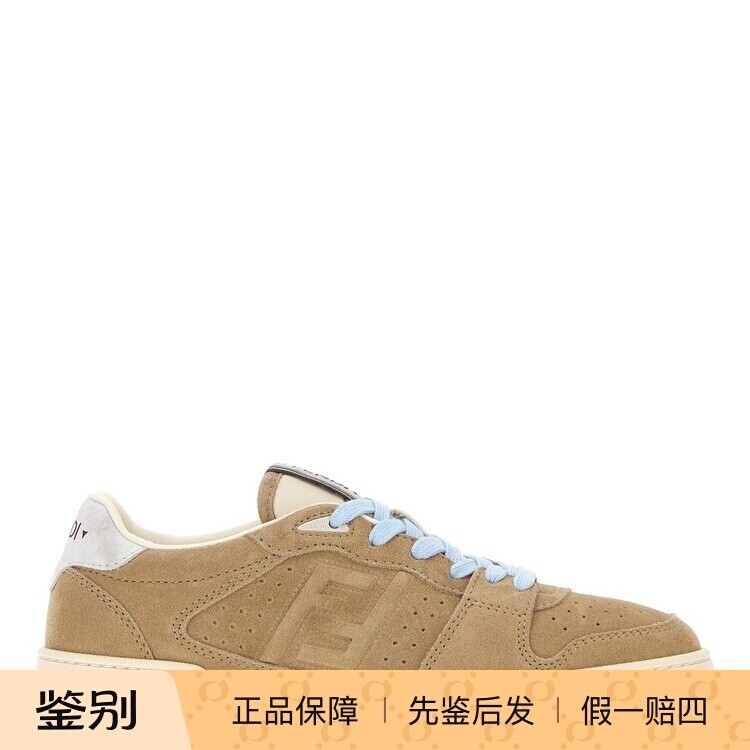 FENDI 芬迪 男士米色match麂皮运动鞋 26早秋新款 意大利代购正品