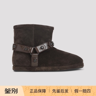 BALENCIAGA 巴黎世家女士alaska棕色麂皮靴 25秋冬新款意大利代购