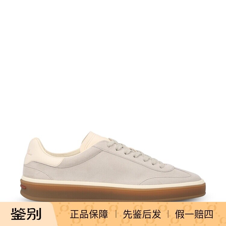 LORO PIANA 诺悠翩雅女士灰色麂皮LP运动鞋 26早春新款意大利代购
