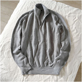 有大码 清仓 薄毛衣 针织线衫 出口美国 可贴身穿男半高领纯棉长袖