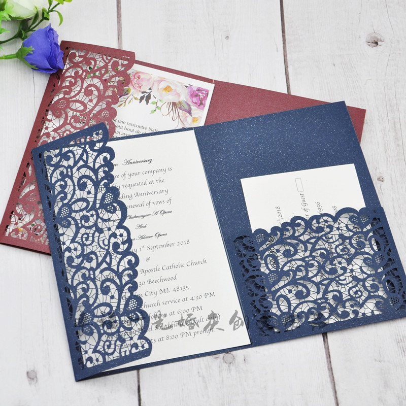 请帖结婚2019婚礼请柬喜帖婚礼创意网红定制请柬个性欧式邀请涵