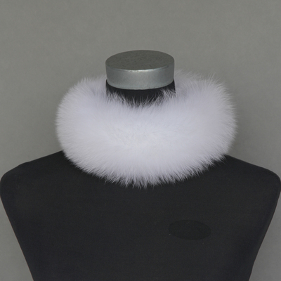 经典杂志温暖时尚皮草围巾狐狸毛