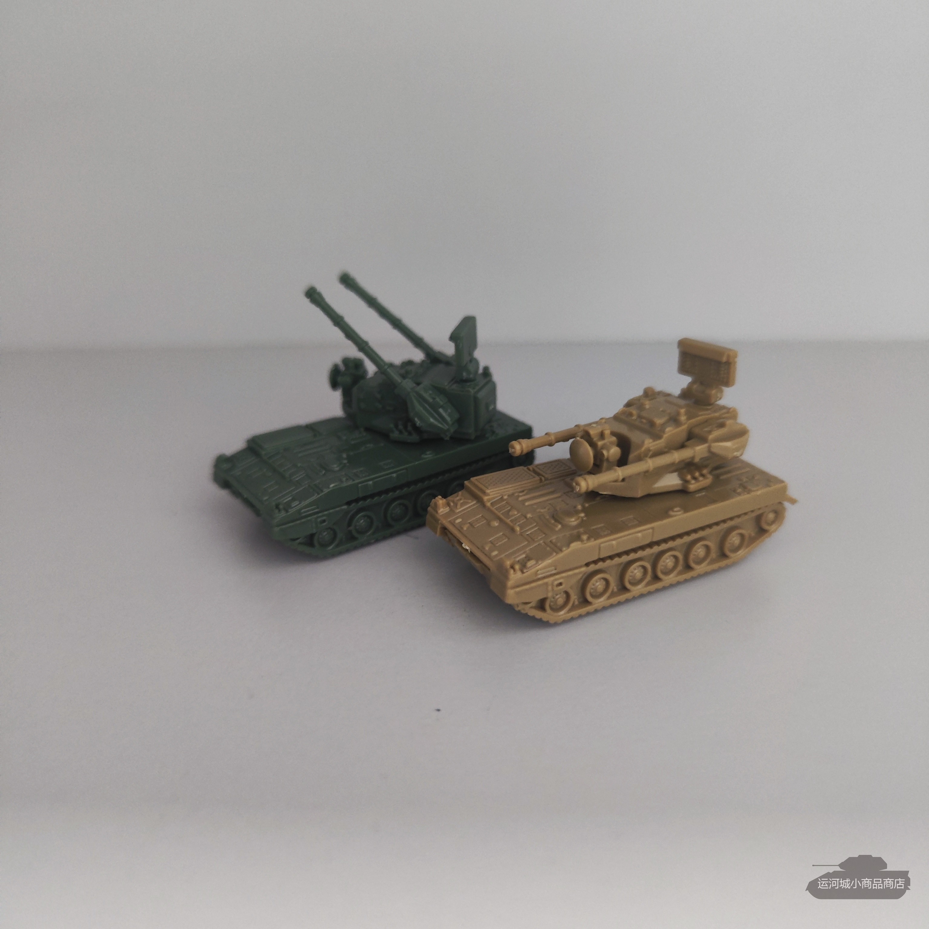 塑料成品1:144拇指大小中国PGZ09自行防空高炮满50包邮