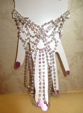 手背链 韩版时尚结婚手背链婚纱配饰品广告模特选美 特价包邮