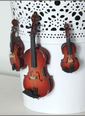 儿童房小提琴模型创意摆件