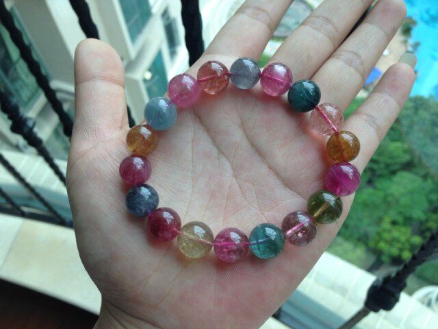 天然全彩糖果色碧玺手链，难得精品错过不一定会再有 1&mdash;22
