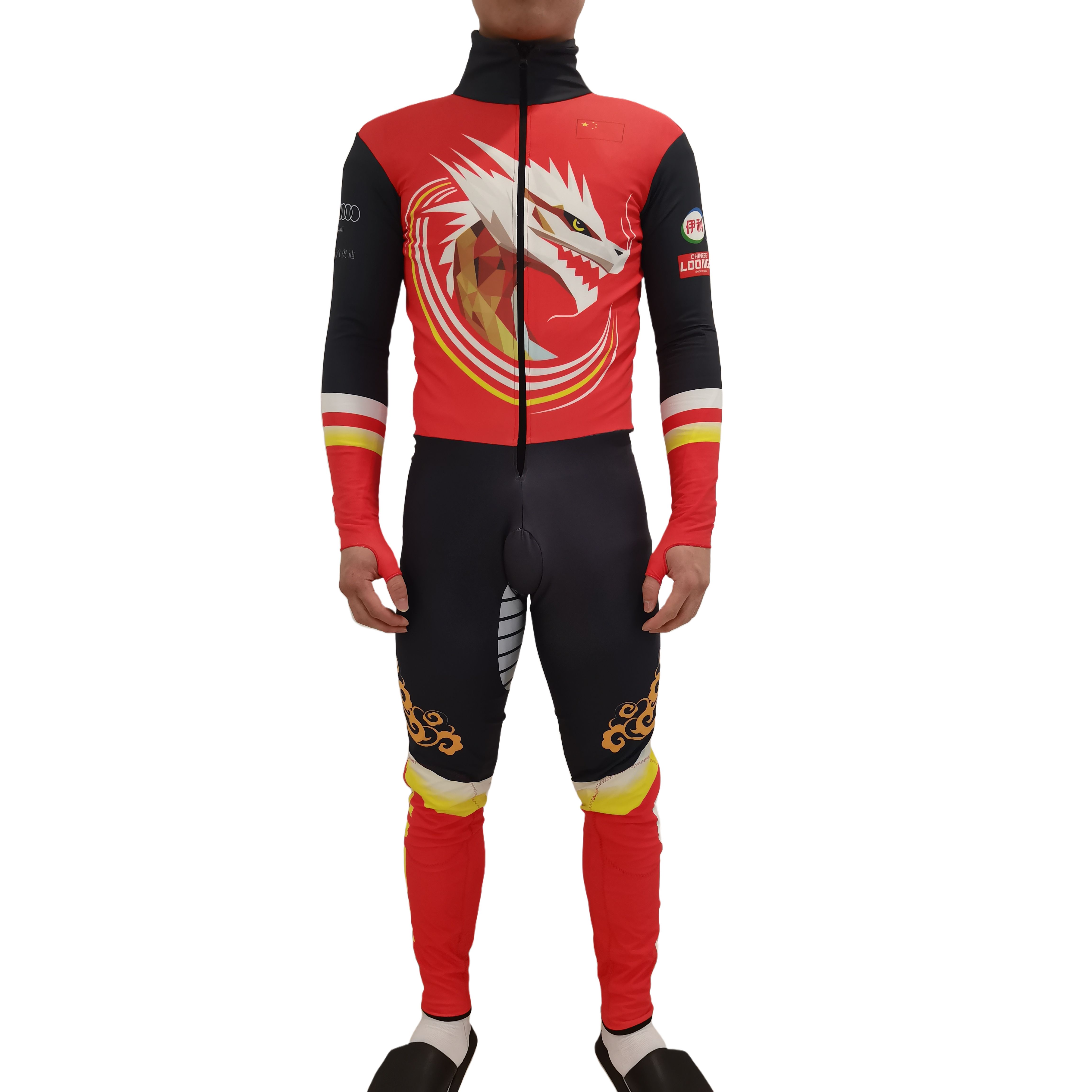 短道速滑速度滑冰全身防切割服尺寸量身定制成人儿童四级防切割