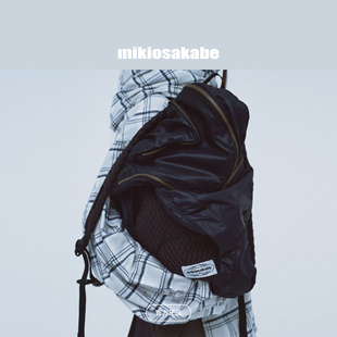 mikiosakabe设计感扭曲先锋背包 秋冬新品
