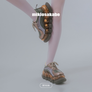 德训Ark方舟 日本mikiosakabe男女透气镂空增高大头板鞋 人气