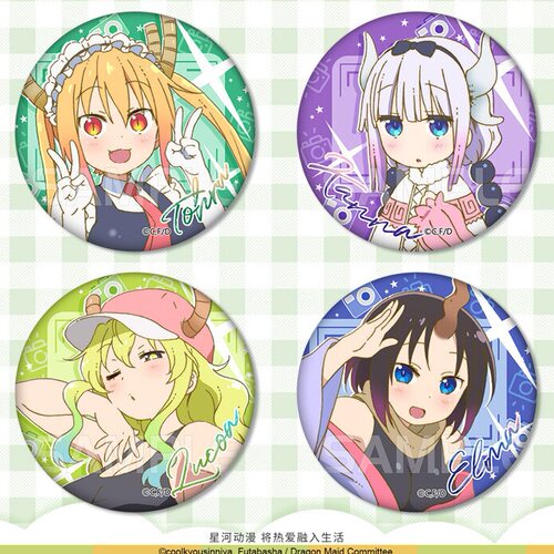 【正版】小林家的龙女仆 Tohru 拍照系列 圆形冰箱贴