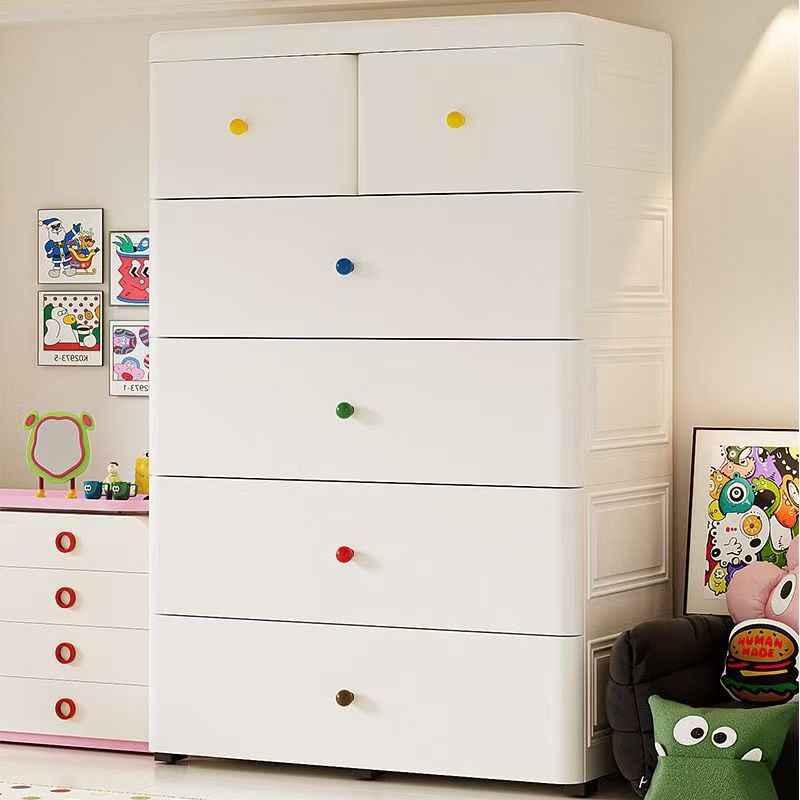 宝宝衣柜婴儿抽屉式收纳柜子多层储物柜塑料家用衣服多层置物架