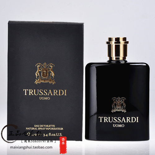 Trussardi杜鲁萨迪楚萨迪Uomo风华酷黑绯红男士香水30/50/100ml - 封面