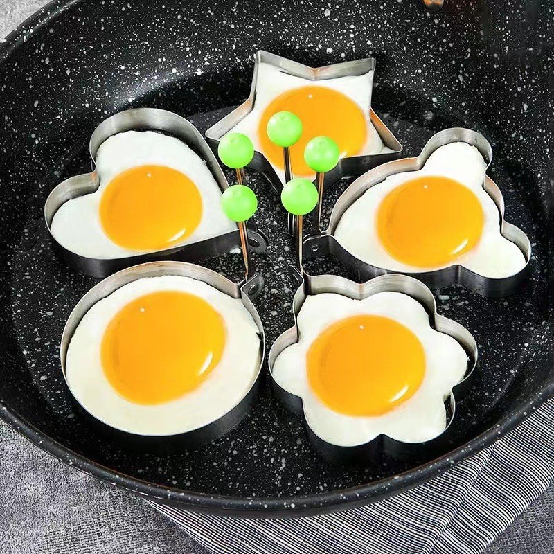 不锈钢心形加厚DIY厨房煎蛋神器