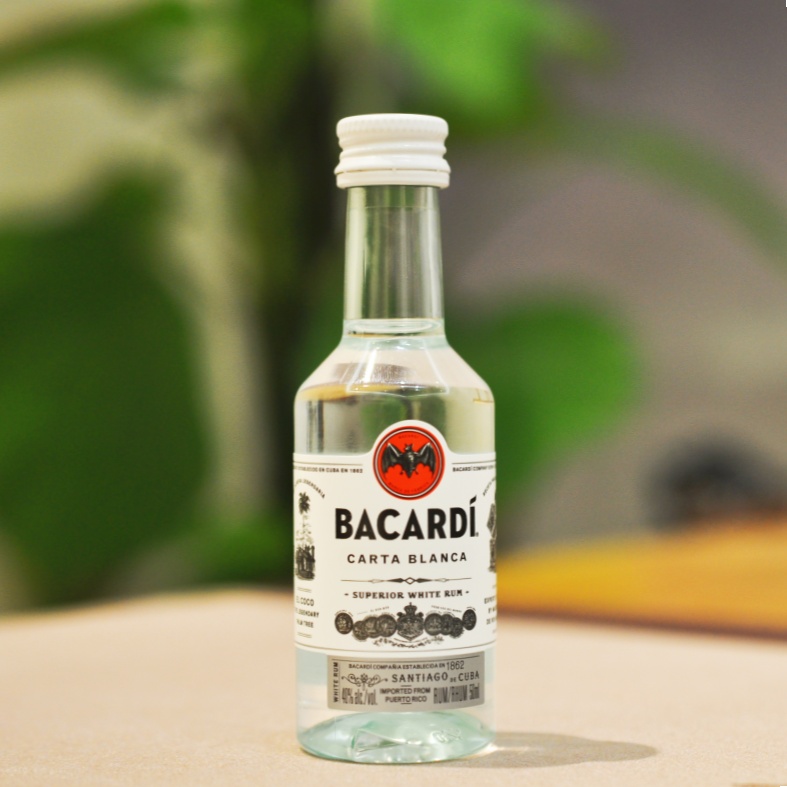 百加得白朗姆酒小瓶装50ml