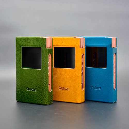 Quloos乾龙盛MUB5便携R2R解码耳放原厂牛/羊皮真皮手工皮套保护套