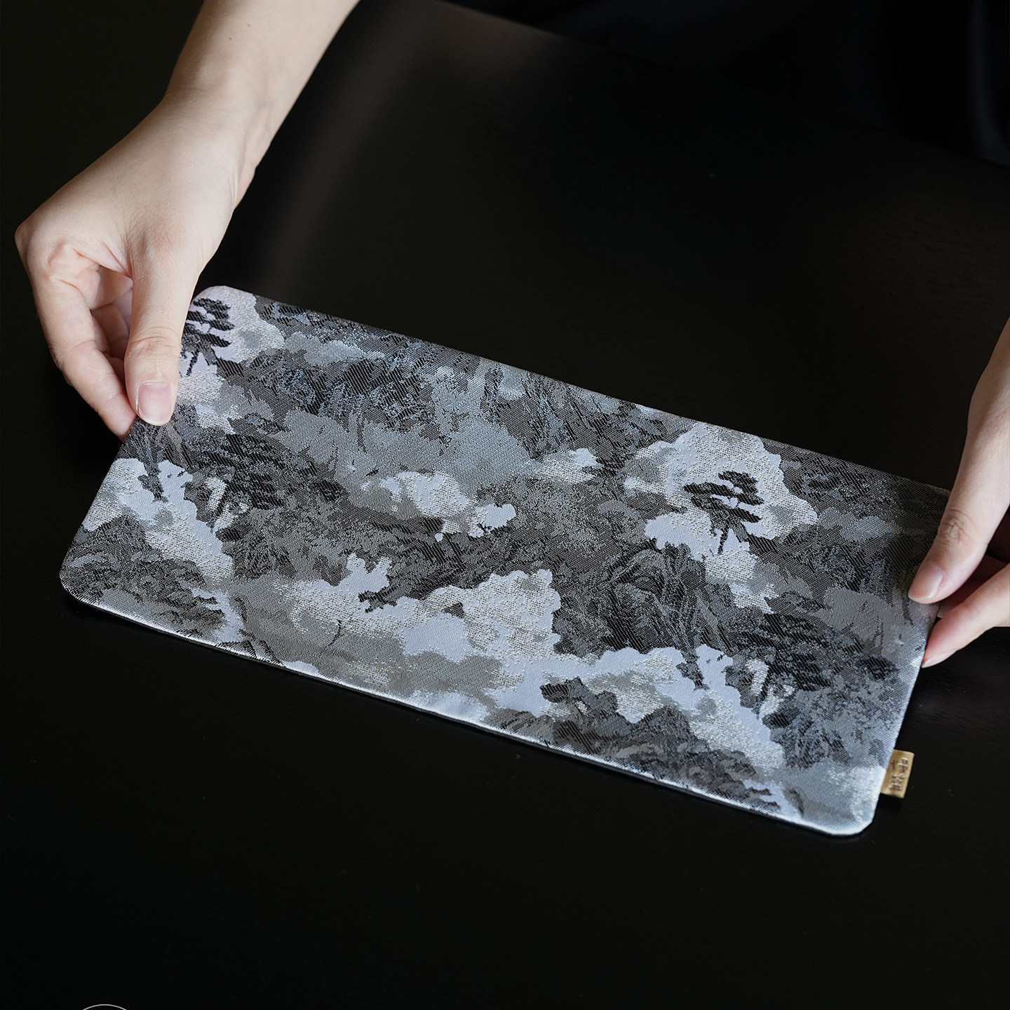 慢蓝干泡垫小茶席高级国风茶垫