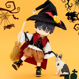 ob11娃衣服万圣节魔法套装gsc外套风衣斗篷12分bjd素体粘土molly