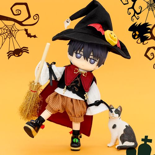 万圣节ob11娃衣外套风衣斗篷套装