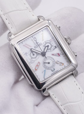 二手瑞士原装正品RITMO MUNDO轻奢方形数字石英男士名牌古董手表