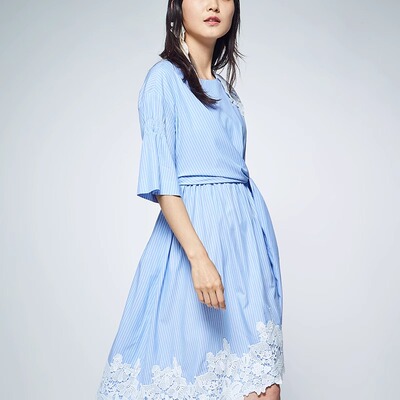 艾格夏季女装时尚百搭休闲舒适