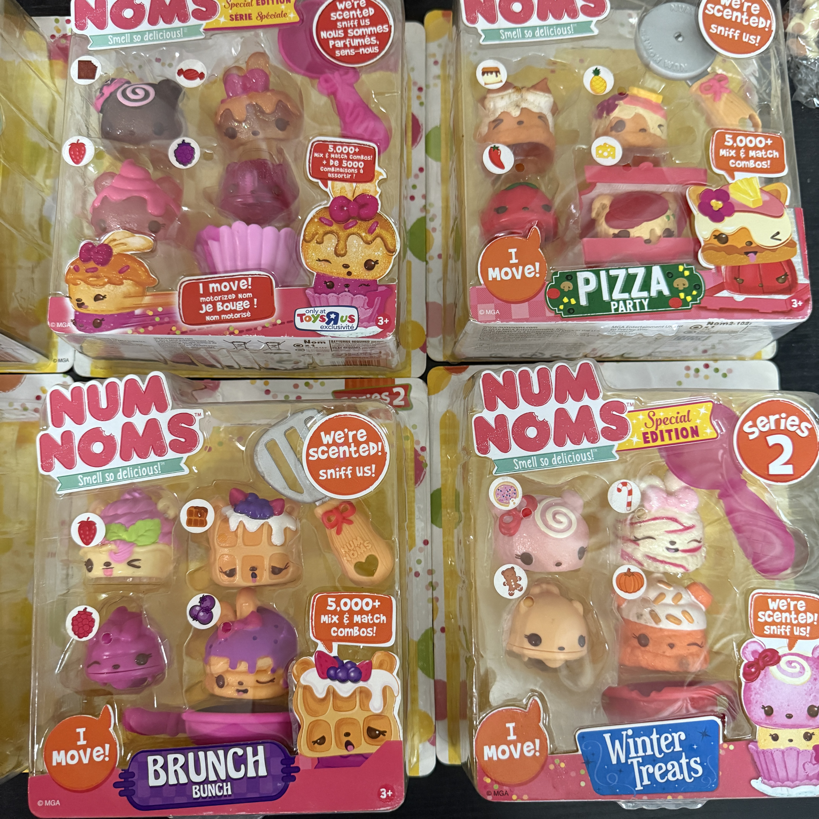 挖呀挖正版numnoms香琅宝宝儿童过家家玩具仿真蛋糕可爱公仔盒装