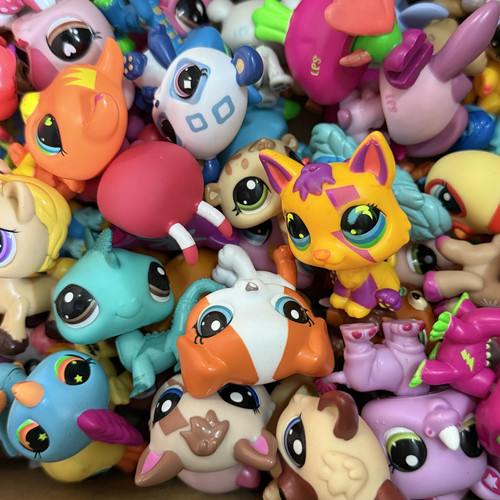 3新版至Q动物L小小PS宠物屋迷你摆件玩具老款孤品公仔稀有少绝正