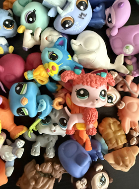 瑕疵款至Q动物L小小PS宠物屋玩具新老款孤品公仔稀有少绝正合集