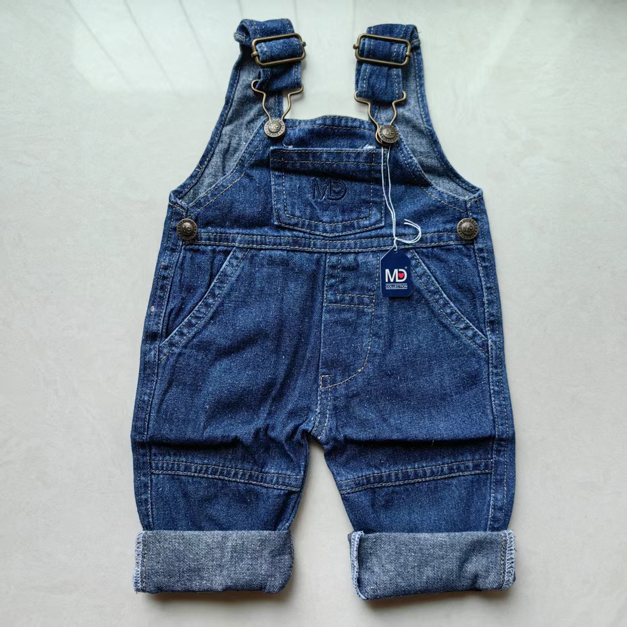 重磅牛货！棉花娃娃巴塞罗熊泰迪熊毛绒玩具衣服背带裤