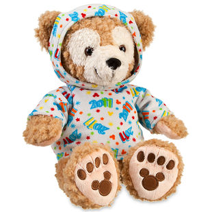 28厘米巴塞罗熊衣服泰迪熊毛绒玩具玩偶达菲熊公仔洋娃娃连帽卫衣