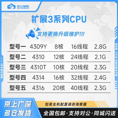 intel4309Y43104314CPU4316