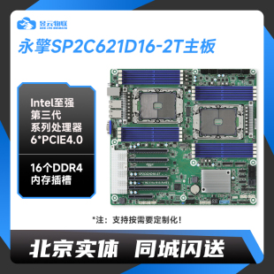 永擎 SP2C621D16-2T C621A芯片组 LGA4189 盒装双路服务器主板