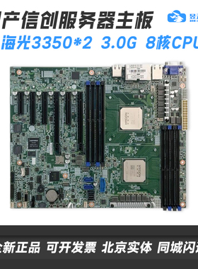 国产信创服务器主板CPU 双路海光3350 HYGON CPU按需求定制整机