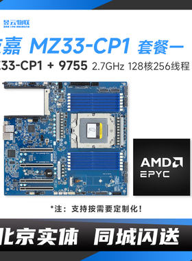 技嘉MZ33-CP1主板搭AMD 9755 9965 9745 9754 9684x9654 9554CPU