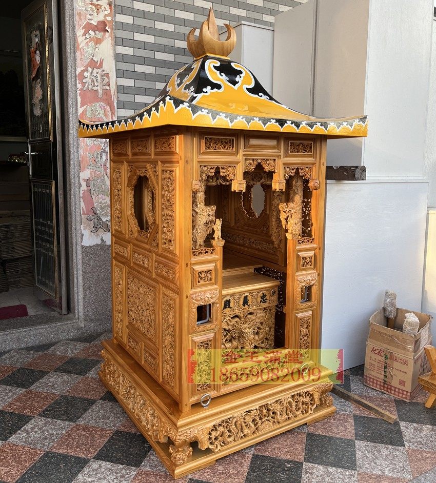 神明轿子木雕工艺品佛具定制