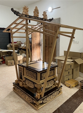 黑檀入桧木武轿庙会迎神庙会游神