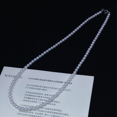 辰砂强光淡水珍珠AKOYA基础项链
