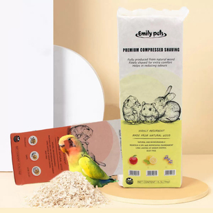艾米丽Emily宠物专用低尘除臭保暖吸水龙猫兔天竺鼠松鼠垫料木屑