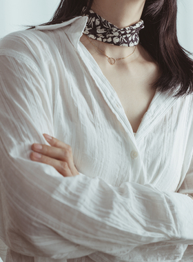 GOTAN多色柔软丝棉腰果花波点boho波嬉风小方巾bandana中性街头