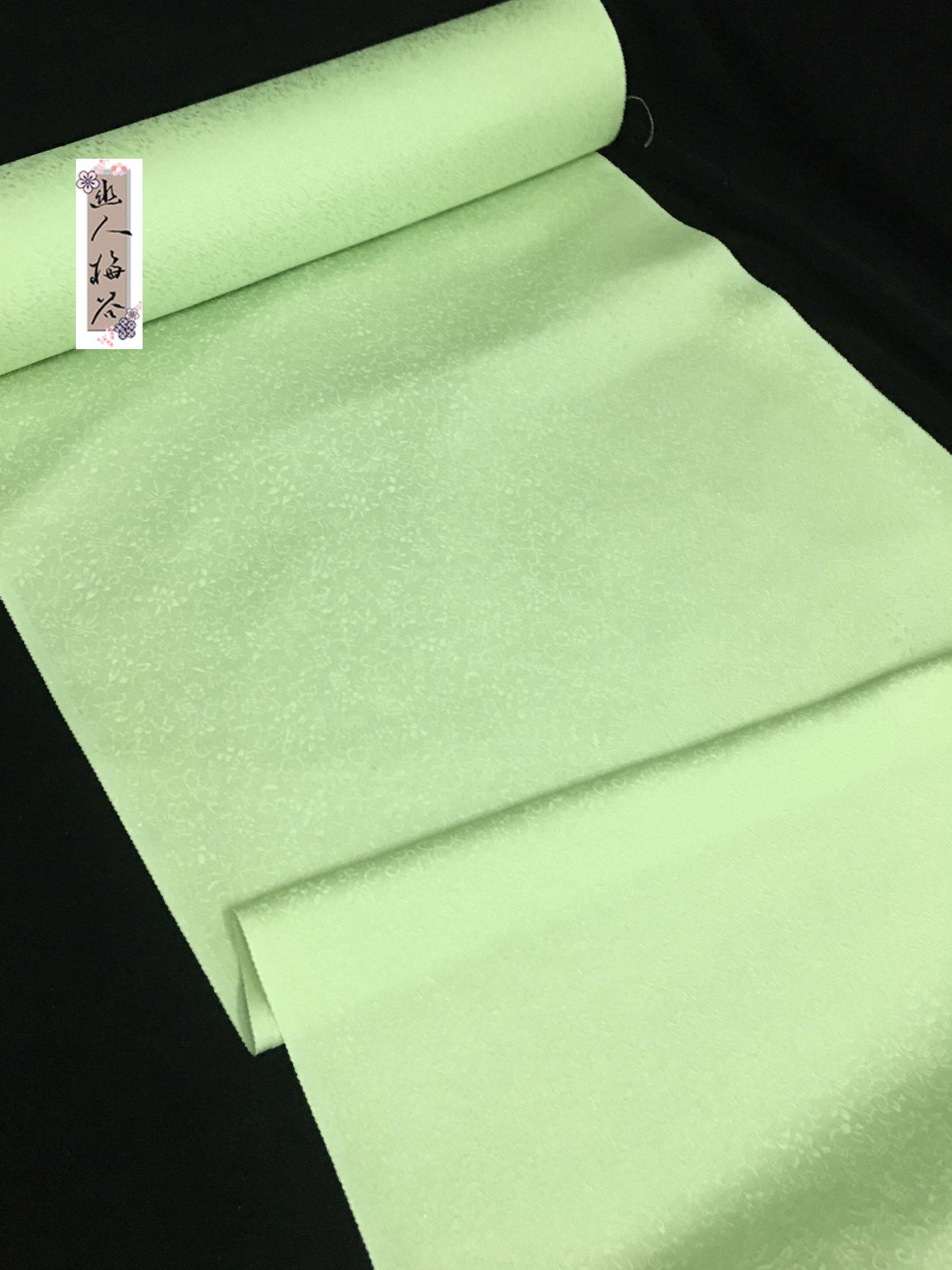 幽人梅谷日本正绢反物银通桐竹凤凰色无地正娟布料丝旗袍汉服面料