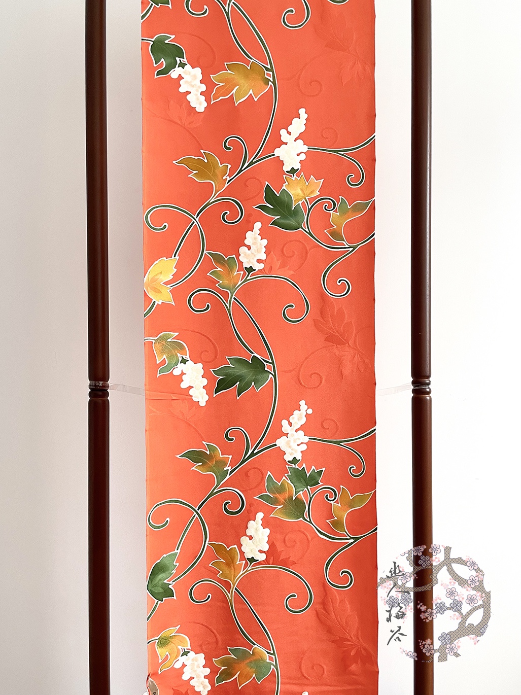 幽人梅谷|日本正绢织花羽尺反物正娟布料真丝旗袍汉服定制面料