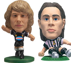 Microstars足球球星公仔人偶-卡纳瓦罗/内德维德(尤文图斯)