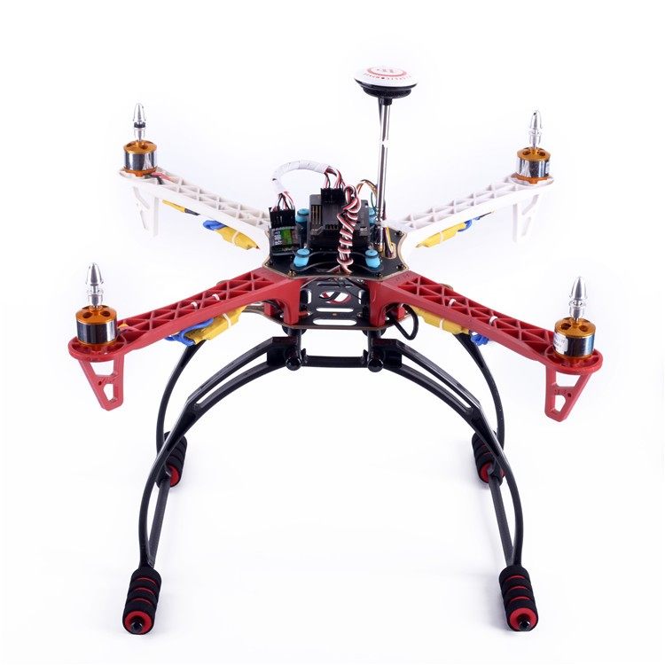초보자 원격 제어를위한 F450 랙 세트 FPV 항공 사진 4 축 랙 APM 비행 제어 XXD 자동 잠금 모터 비행