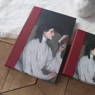 a6a5硬壳手账本盖章本可平摊活页笔记本记事本打卡本线装本空白本