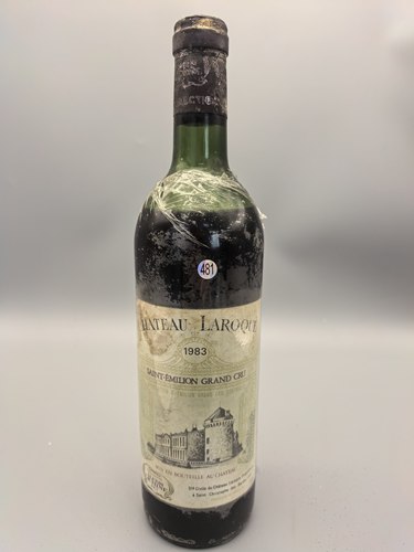 1983年份的法国波尔多圣埃美隆列级庄拉罗克酒庄红葡萄酒