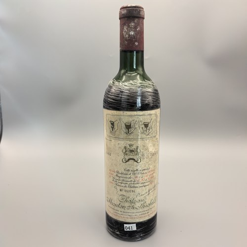 法国波尔多一级名庄木桐1964年（041）