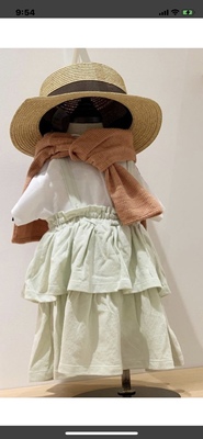 出口日本原单全棉柔软fith吊带裙