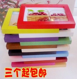 实木相框画框加厚5寸6寸7寸8寸10寸11寸12寸14寸16寸A3A4 3个包邮