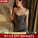 今夕何夕性感睡裙女蕾丝吊带睡衣辣妹纯欲风莫代尔包臀短裙可外穿